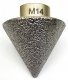 Konisk Diamantfräs 2-38mm M14